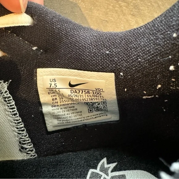 Nike PG 5 Paul George Team Bank Black/White Sneakers DA7758-100 Size 7.5 - Picture 8 of 8